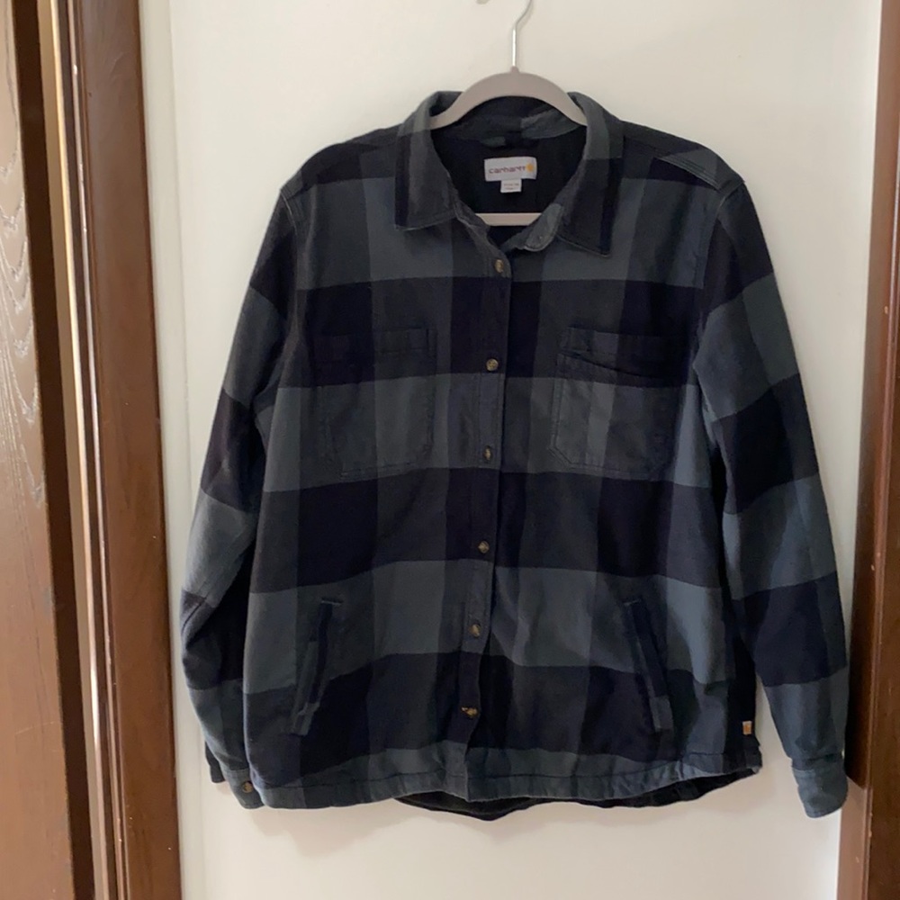 Carhartt Fleece Lined Flannel Jacket